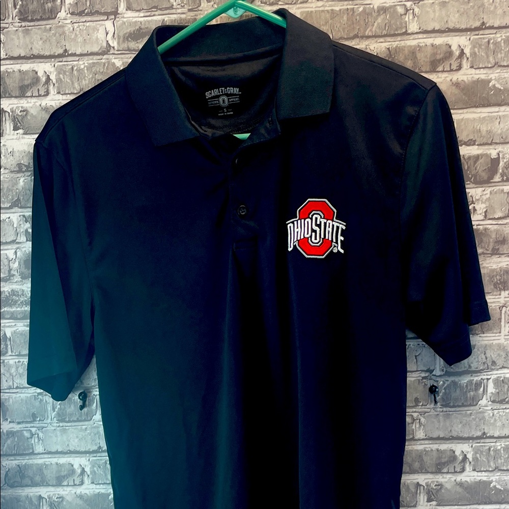 Ohio State Men's Black Polo Shirt